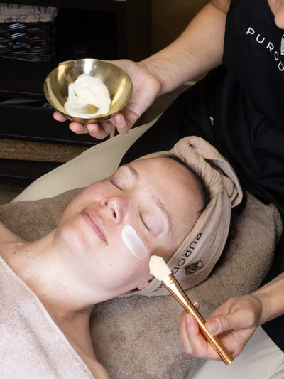 Purodore facial treatment, professional skincare